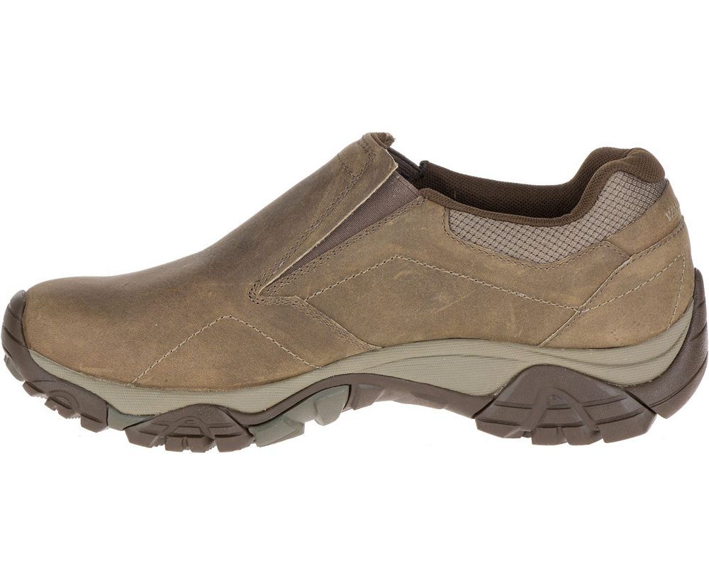 Merrell Slip Ons Olive - Moab Adventure Moc Wide Width - Mens 28KOSDTGA